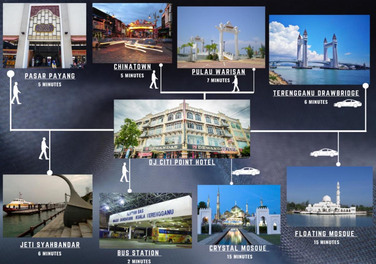 Dj Citi Point Hotel Kuala Terengganu Kültér fotó